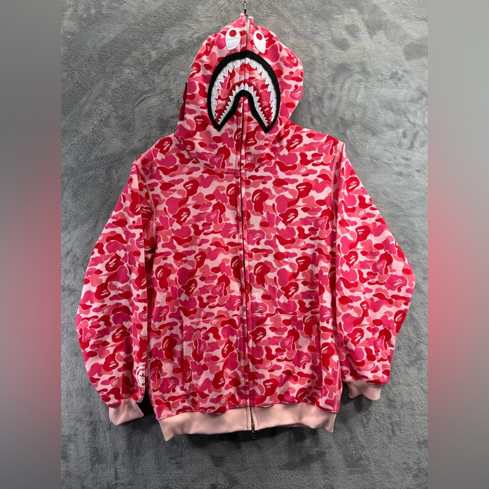 Stylish Pink Camouflage Men's Hoodie